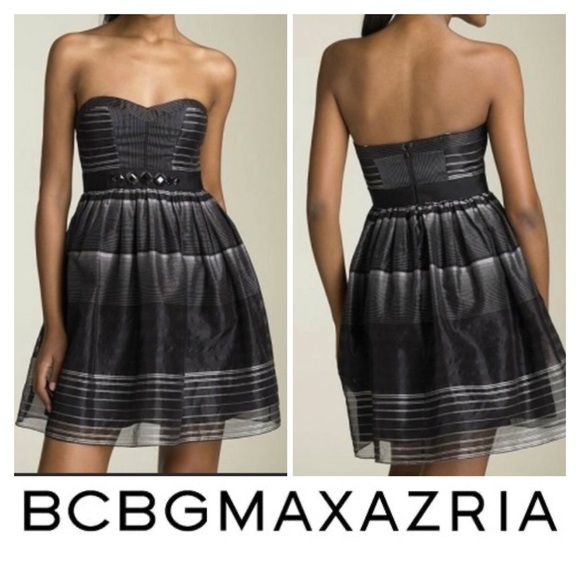 BCBG Dresses & Skirts - BCBG black ruffle dress